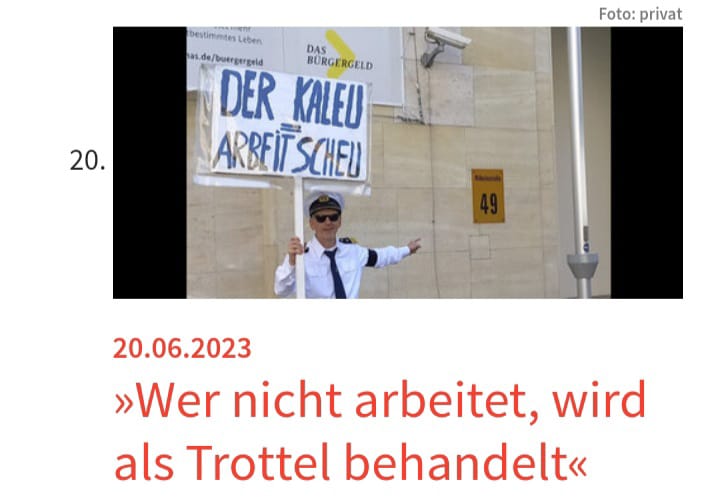 Zeitung : junge Welt am 20.06.2023